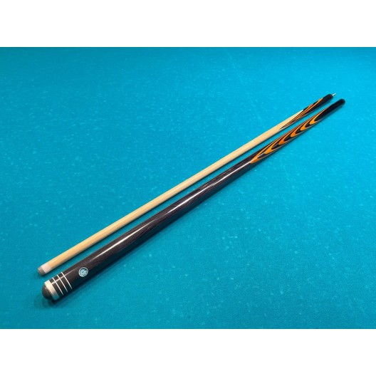 Бильярдный кий Классик 2+5 чёрный граб, белинга