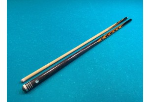 Бильярдный кий Классик 2+5 чёрный граб, белинга