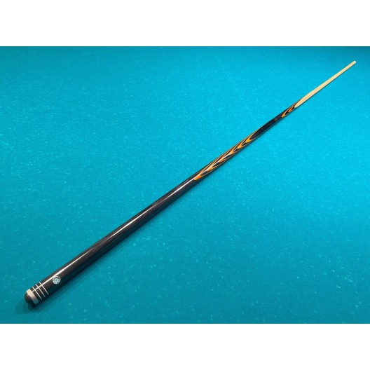 Бильярдный кий Классик 2+5 чёрный граб, белинга