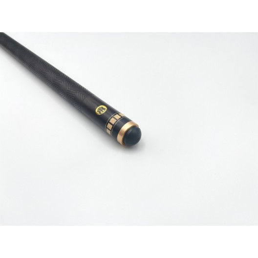 Більярдний кий Тюльпан чорний граб, жовтий граб з насічкою, трискладовий