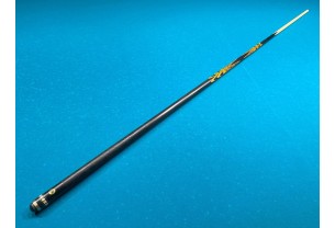 Більярдний кий Тюльпан чорний граб, жовтий граб з насічкою, трискладовий