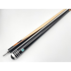 Бильярдный кий Классик 1+3 чёрный граб, белинга