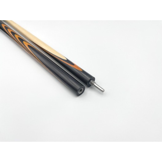 Бильярдный кий Классик 1+3 чёрный граб, белинга