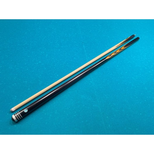 Бильярдный кий Классик 1+3 чёрный граб, белинга