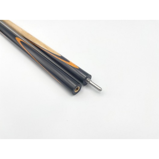 Бильярдный кий Классик 1+4 чёрный граб, белинга