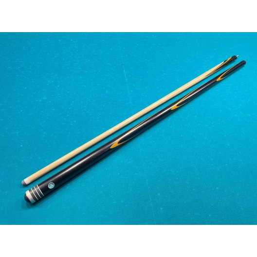 Бильярдный кий Классик 1+4 чёрный граб, белинга