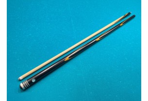 Бильярдный кий Классик 1+4 чёрный граб, белинга