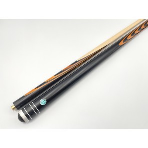 Бильярдный кий Классик 3+7 чёрный граб, белинга