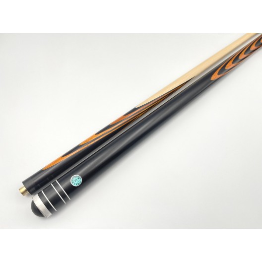 Бильярдный кий Классик 3+7 чёрный граб, белинга