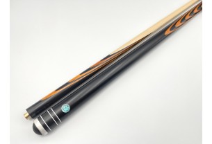 Бильярдный кий Классик 3+7 чёрный граб, белинга