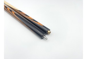 Бильярдный кий Классик 3+7 чёрный граб, белинга