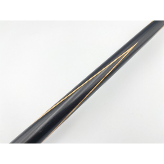 Бильярдный кий Классик 1+4 чёрный граб, мовинга