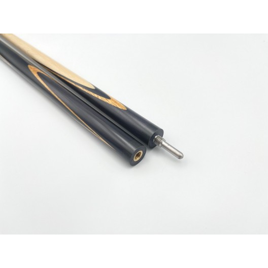 Бильярдный кий Классик 1+4 чёрный граб, мовинга