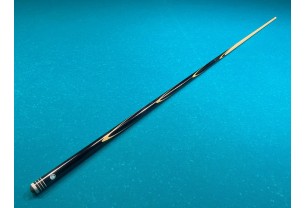 Бильярдный кий Классик 1+4 чёрный граб, мовинга