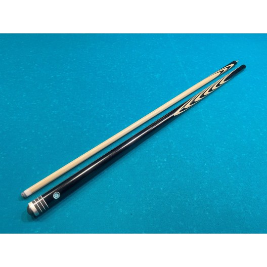 Бильярдный кий Классик 2+5 чёрный граб