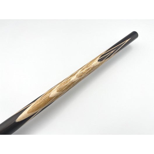 Бильярдный кий Тюльпан-Шанхайский чёрный граб, мовинга, кольцо с орнаментом