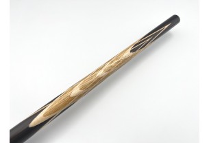 Бильярдный кий Тюльпан-Шанхайский чёрный граб, мовинга, кольцо с орнаментом