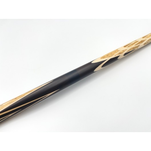 Бильярдный кий Тюльпан-Шанхайский чёрный граб, мовинга, кольцо с орнаментом