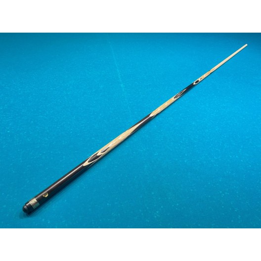 Бильярдный кий Тюльпан-Шанхайский чёрный граб, мовинга, кольцо с орнаментом