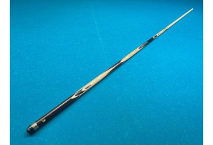 Бильярдный кий Тюльпан-Шанхайский чёрный граб, мовинга, кольцо с орнаментом