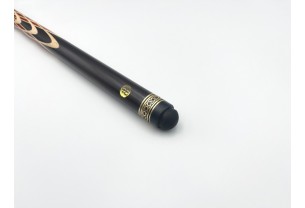 Бильярдный кий Тюльпан-Шанхайский чёрный граб, паддук, кольцо с орнаментом