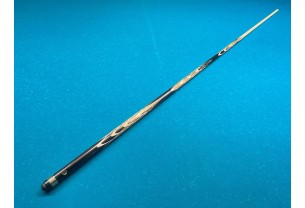 Бильярдный кий Тюльпан-Шанхайский чёрный граб, зебрано, кольцо с орнаментом