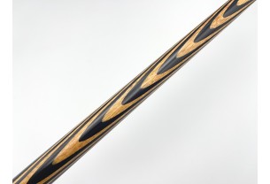 Бильярдный кий Классик 3+7 чёрный граб, мовинга