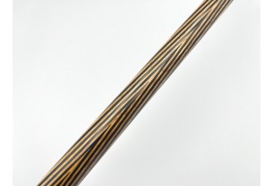 Бильярдный кий Классик 3+7 чёрный граб, мовинга