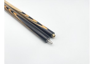 Бильярдный кий Классик 3+7 чёрный граб, мовинга