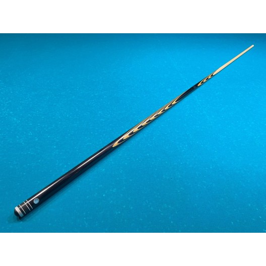 Бильярдный кий Классик 3+7 чёрный граб, мовинга