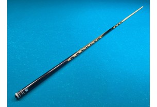 Бильярдный кий Классик 3+7 чёрный граб, мовинга