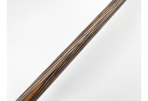 Бильярдный кий Классик 3+7 зебрано, чёрный граб