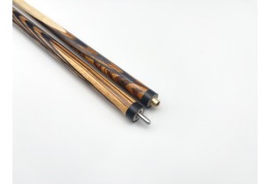 Бильярдный кий Классик 3+7 зебрано, чёрный граб