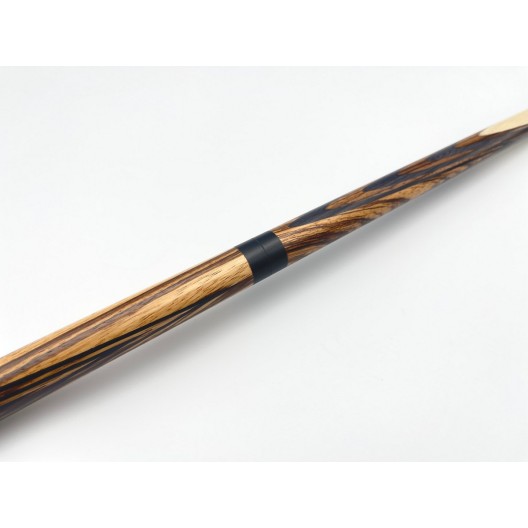 Бильярдный кий Классик 3+7 зебрано, чёрный граб