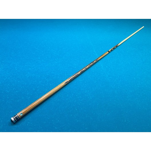 Бильярдный кий Классик 3+7 зебрано, чёрный граб