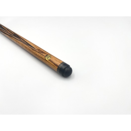 Бильярдный кий Классик-Комби 2+4 зебрано, чёрный граб