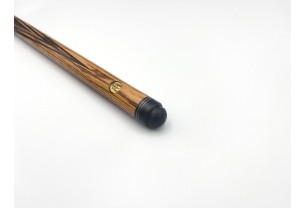 Бильярдный кий Классик-Комби 2+4 зебрано, чёрный граб