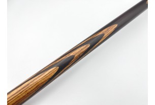 Бильярдный кий Классик-Комби 2+4 зебрано, чёрный граб