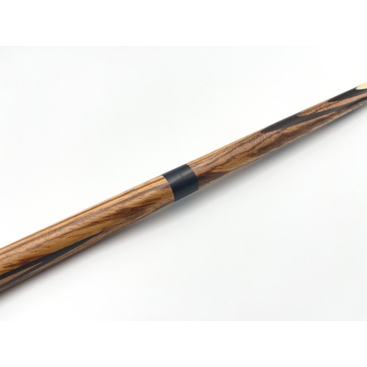 Бильярдный кий Классик-Комби 2+4 зебрано, чёрный граб