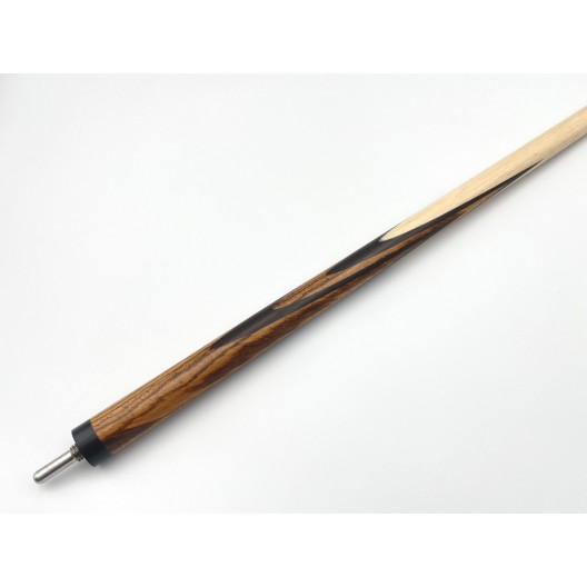 Бильярдный кий Классик-Комби 2+4 зебрано, чёрный граб