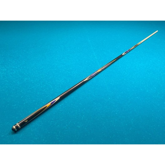 Бильярдный кий Тюльпан-Цветок чёрный граб, фиолетовый, жёлтый граб