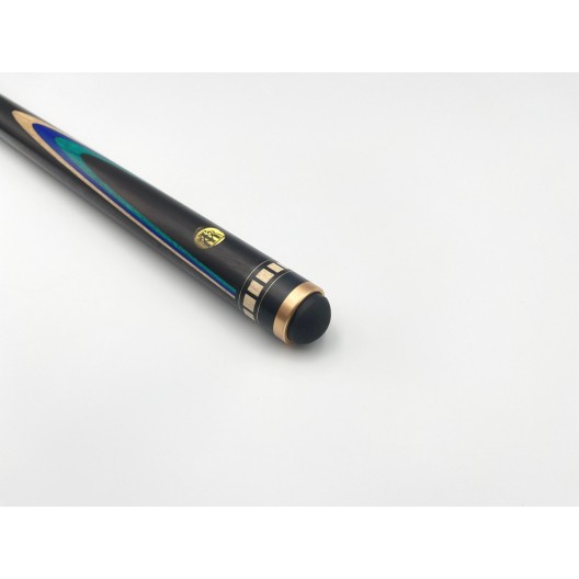 Бильярдный кий Тюльпан-Цветок чёрный граб, синий, зелёный граб