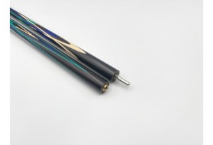 Бильярдный кий Тюльпан-Цветок чёрный граб, синий, зелёный граб