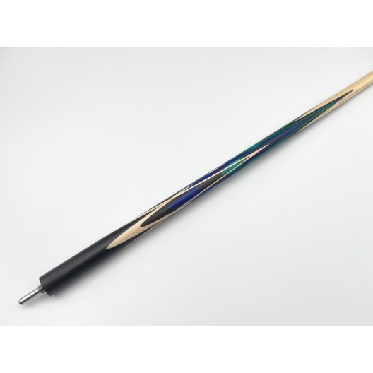 Бильярдный кий Тюльпан-Цветок чёрный граб, синий, зелёный граб