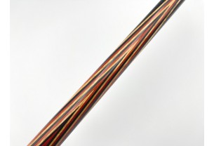 Бильярдный кий Классик 3+4 чёрный граб, паддук, мовинга трёхцветный