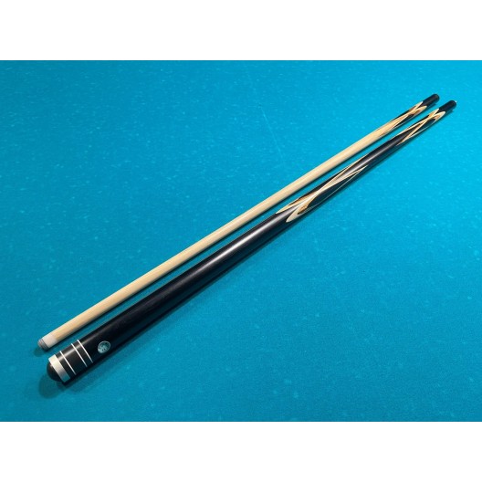 Більярдний кий Тюльпан-Модерн чорний граб, зебрано