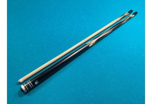 Більярдний кий Тюльпан-Модерн чорний граб, зебрано