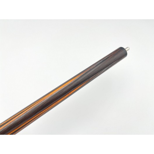 Більярдний кий ручної роботи Тюльпан-Квітка напружений запив венге, помаранчевий, сірий граб