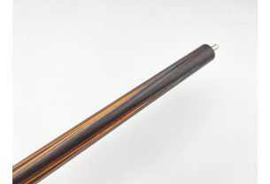 Більярдний кий ручної роботи Тюльпан-Квітка напружений запив венге, помаранчевий, сірий граб