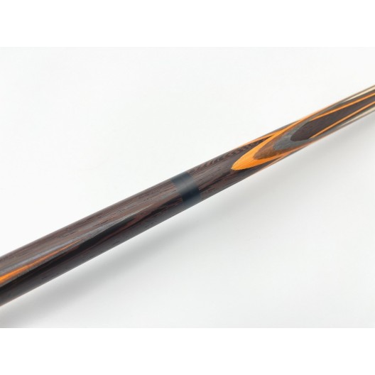Більярдний кий ручної роботи Тюльпан-Квітка напружений запив венге, помаранчевий, сірий граб